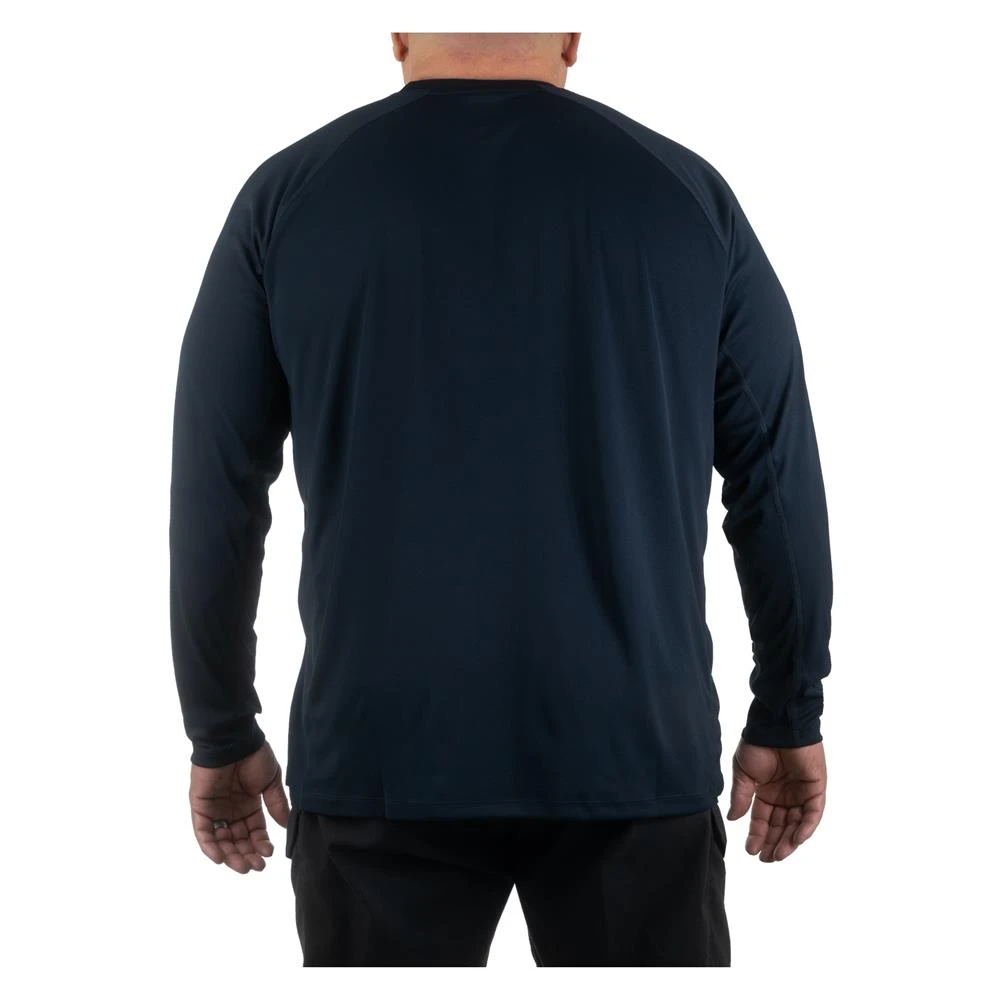 Men's First Tactical Performance Long Sleeve T-Shirt Navy - Image 3
