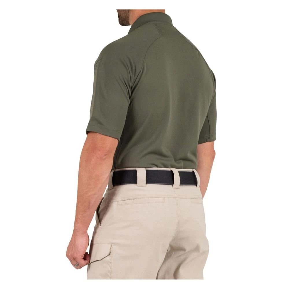 Men's First Tactical Performance Polo Green~1 - Image 3