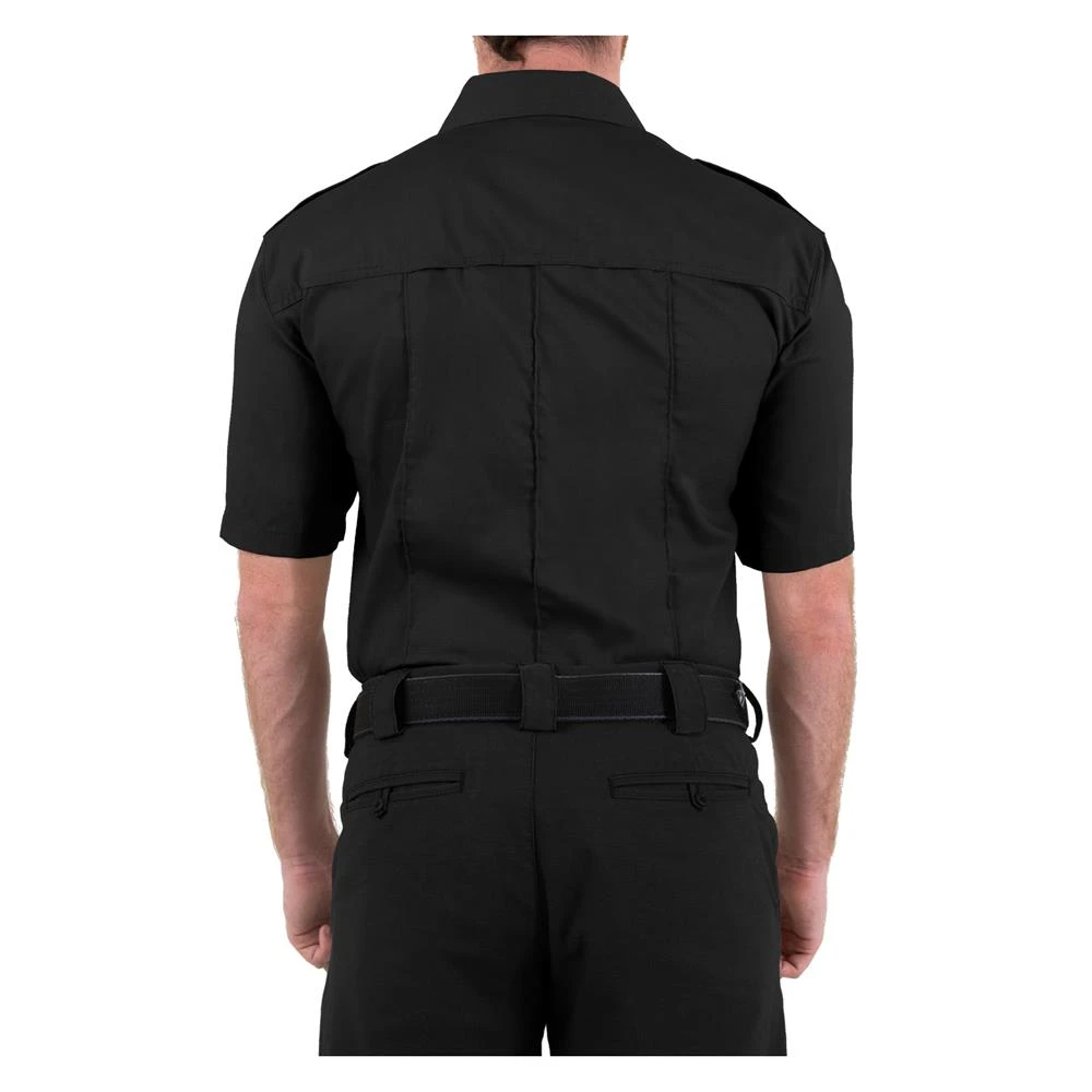 Men's First Tactical Pro Duty Uniform Short Sleeve Shirt Black - Image 3