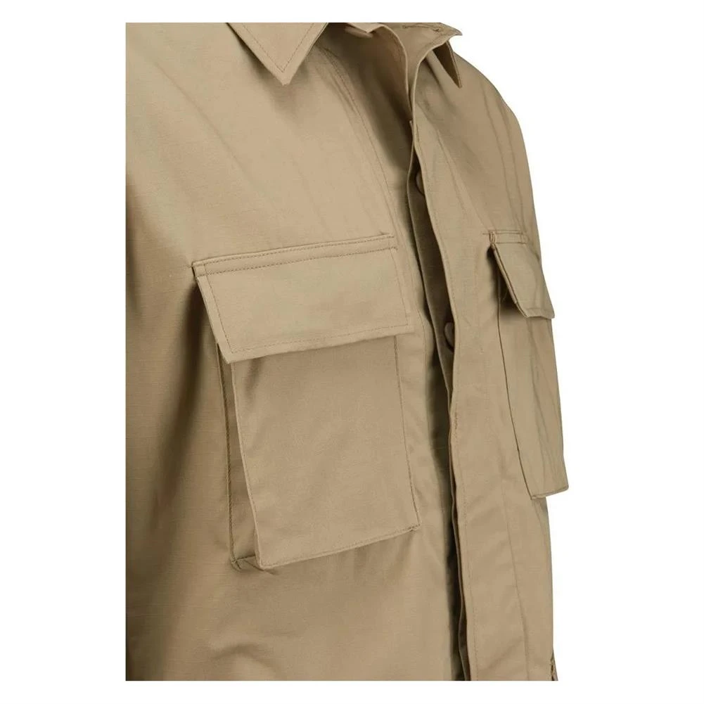 Men's Propper Cotton Ripstop BDU Coats Khaki - Image 3
