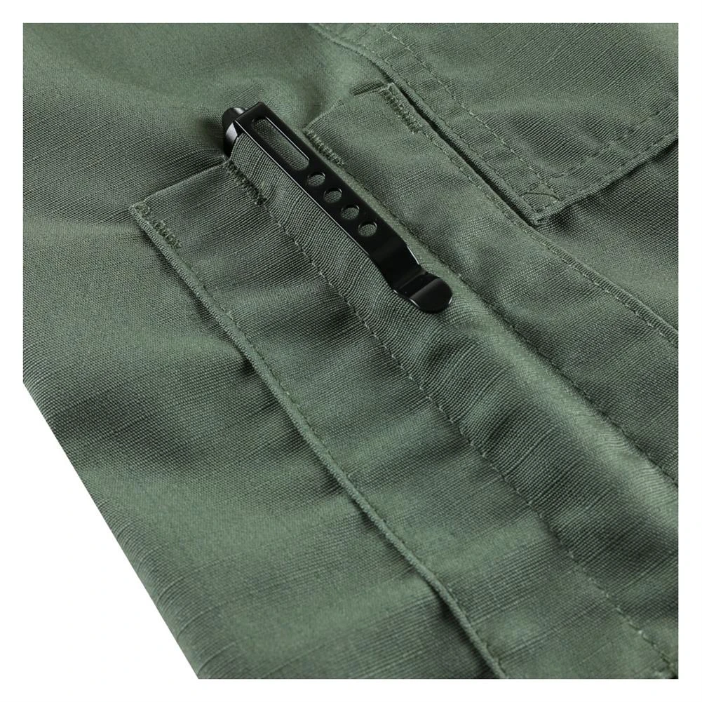 Men's TRU-SPEC Poly / Cotton 1/4 Zip Tactical Response Combat Shirt Drab - Image 3