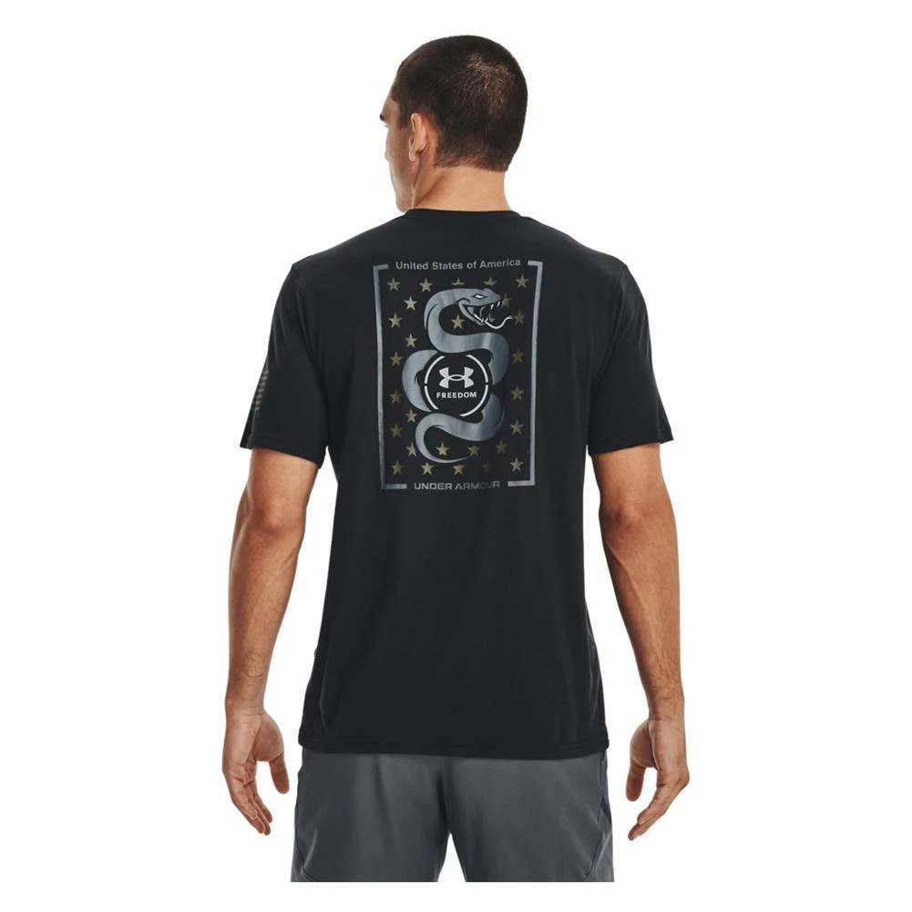 Men's Under Armour Tac Mission Made T-Shirt Black - Image 3