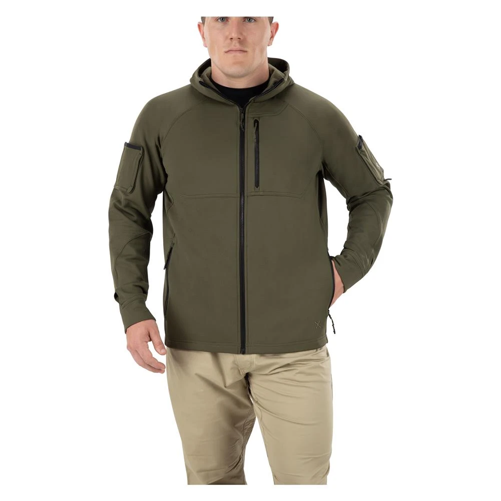 Men's Vertx Firebase Hoodie Green - Image 3