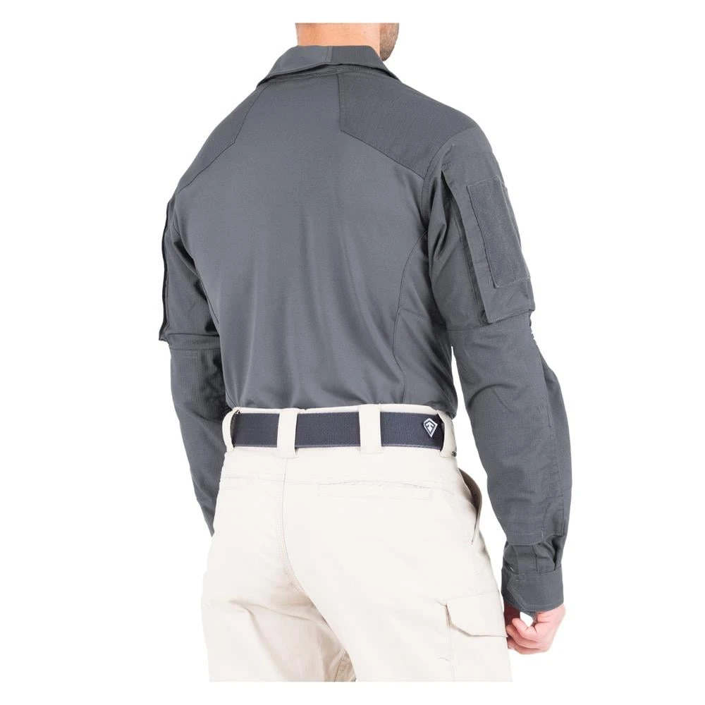 Men's First Tactical Defender Shirt Gray - Image 4