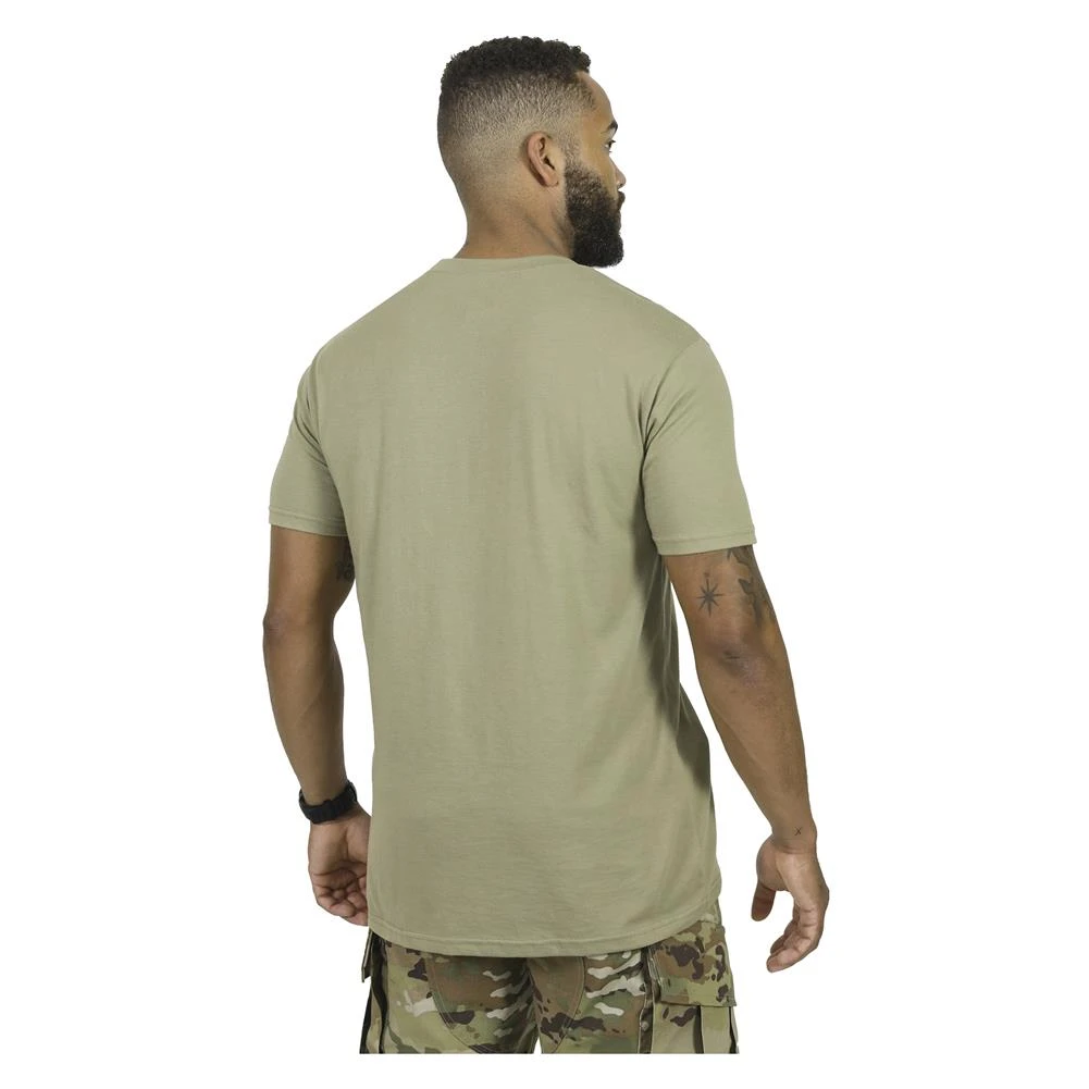 Men's Mission Made Crew Neck T-Shirts (3 Pack) Tan - Image 4