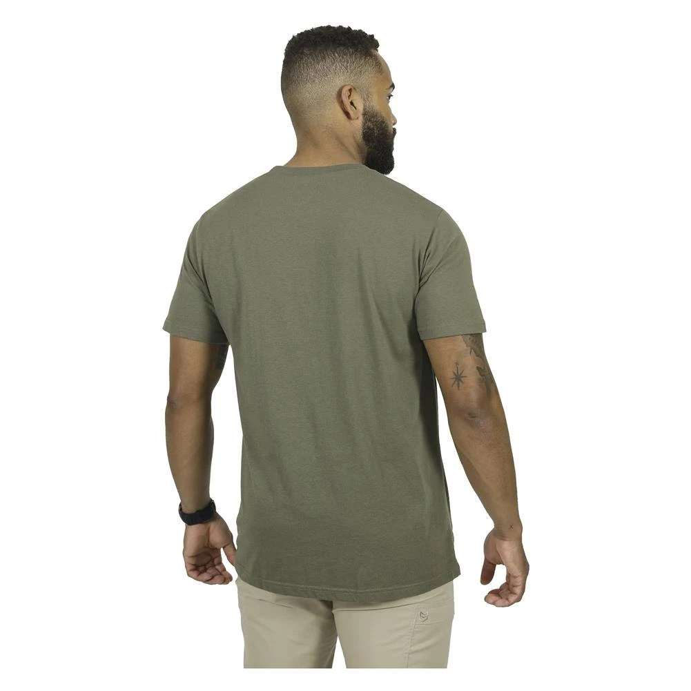 Men's Mission Made Crew Neck T-Shirts (3 Pack) Olive - Image 4
