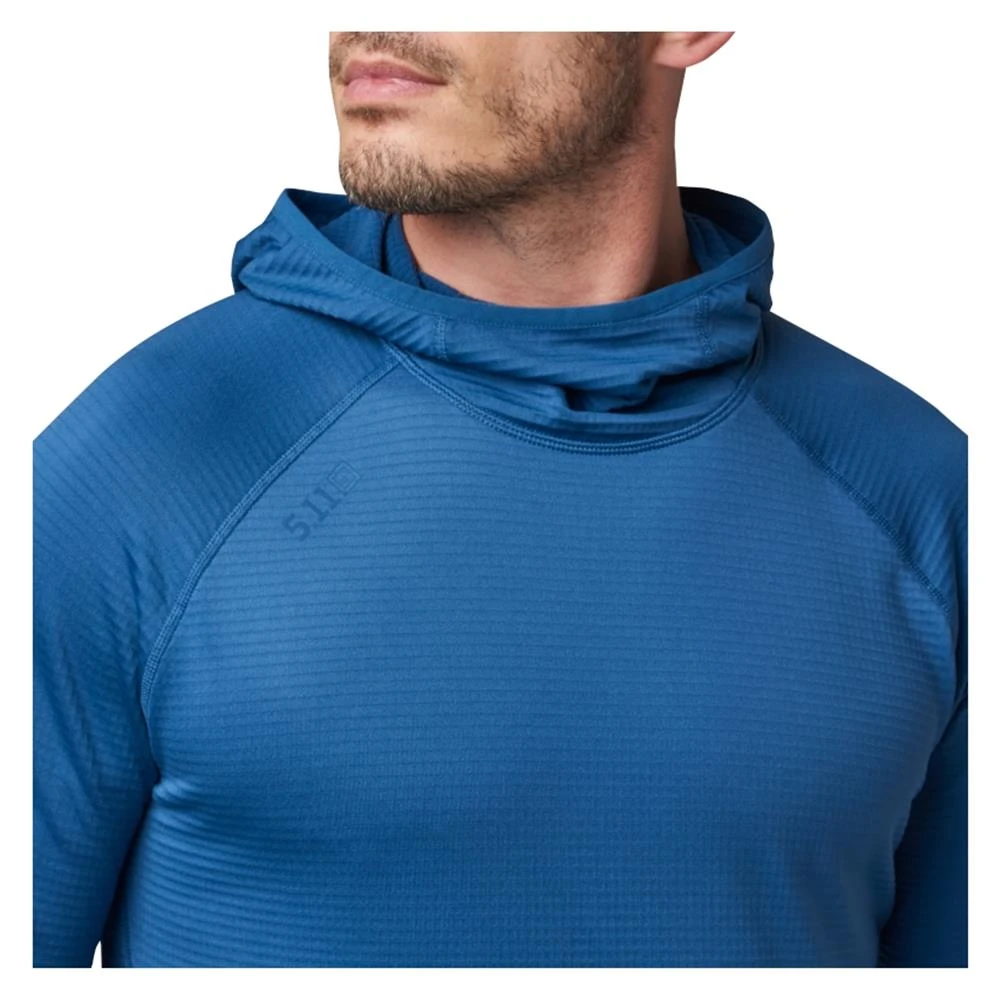 Men's 5.11 Stratos Hoodie Blue - Image 5