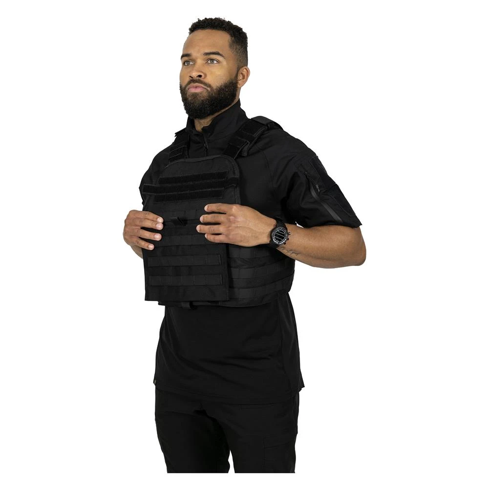 Men's Mission Made Short Sleeve Combat Shirt Black - Image 5