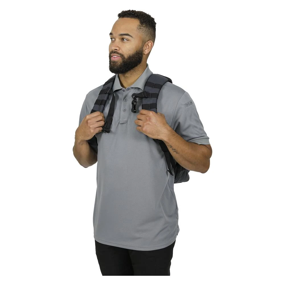 Men's Mission Made Tactical Polo Gray - Image 5