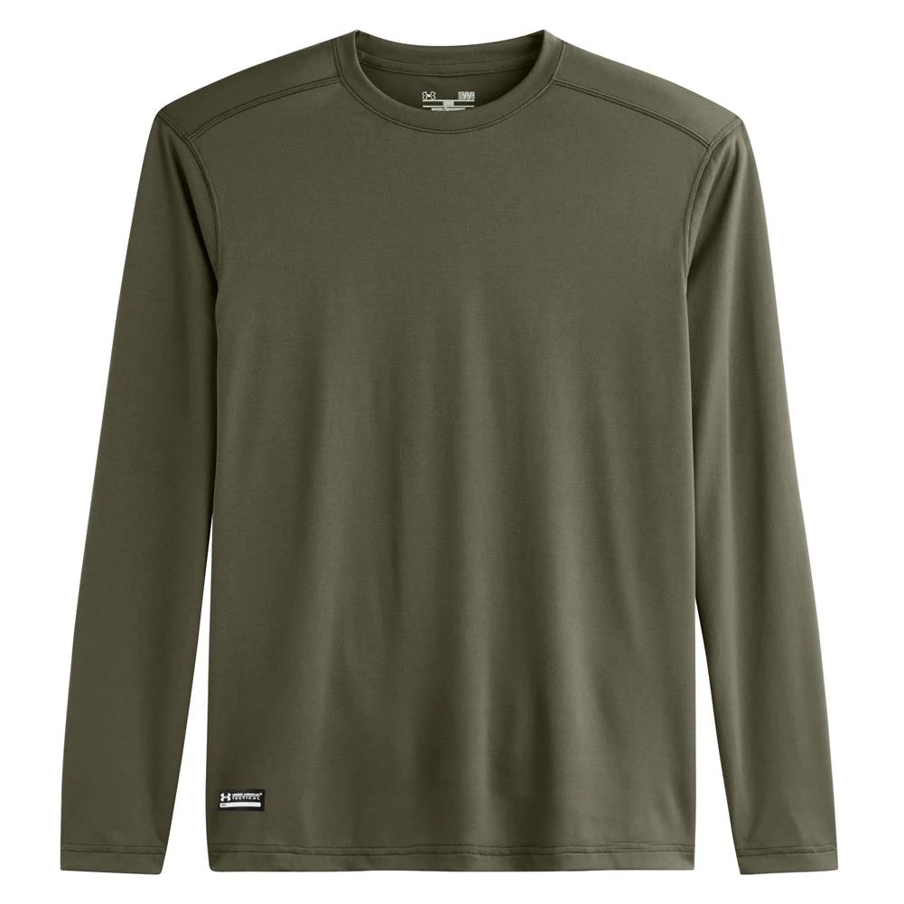 Men's Under Armour Tactical Tech Long Sleeve T-Shirt Green - Image 5