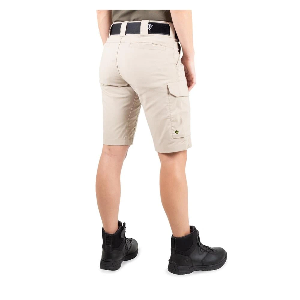 Women's First Tactical V2 Shorts Khaki~2 - Image 6