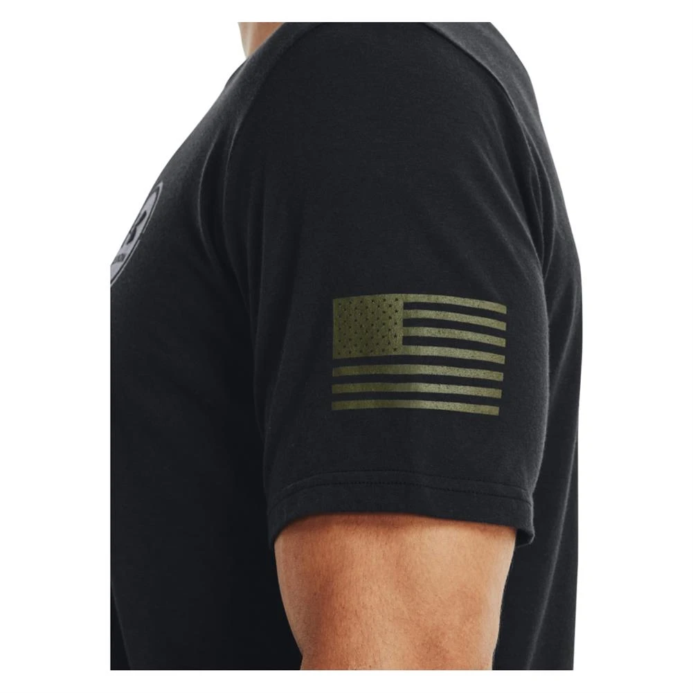 Men's Under Armour Tac Mission Made T-Shirt Black - Image 6