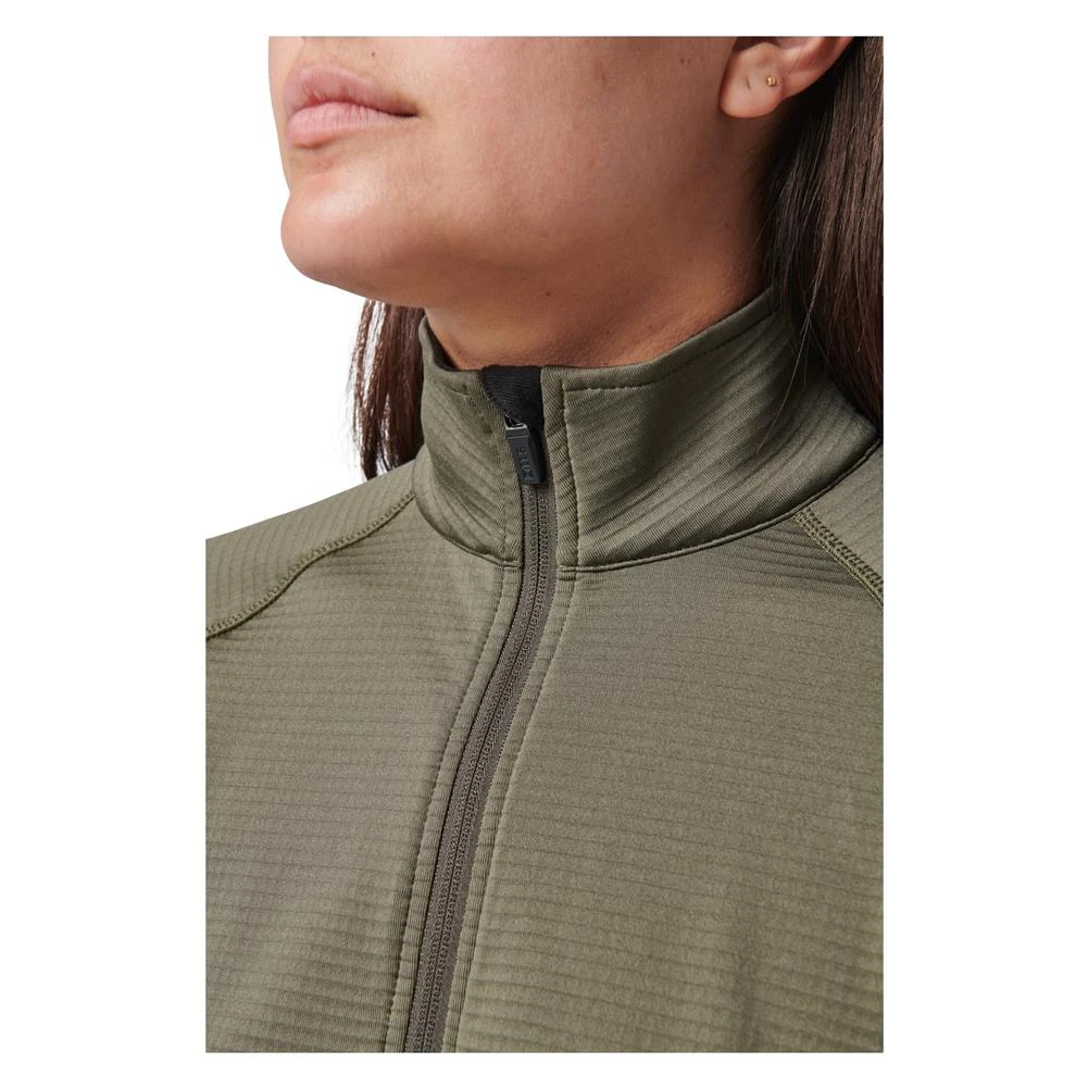 Women's 5.11 Stratos Full Zip Green~2 - Image 7