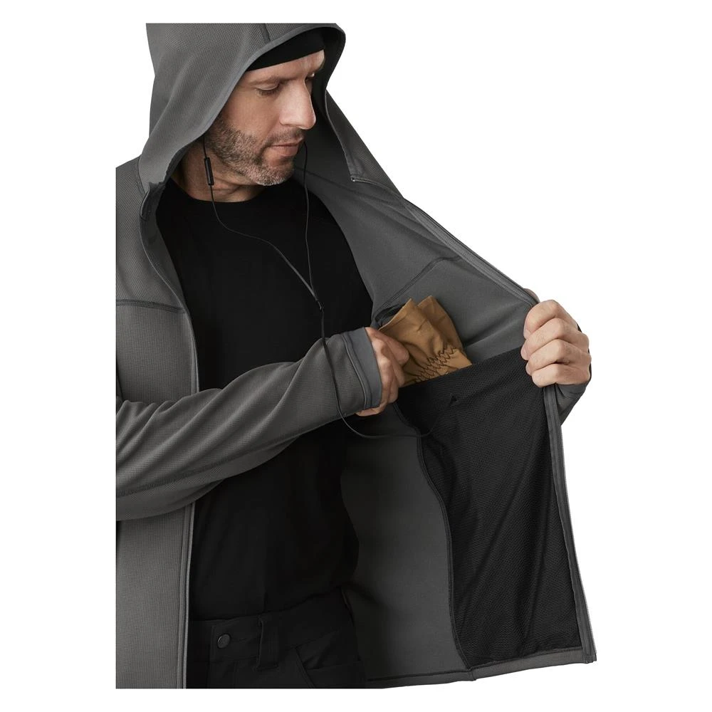 Men's Arc'teryx LEAF Naga Hoodie Full Zip (Gen 2.1) Wolf - Image 7