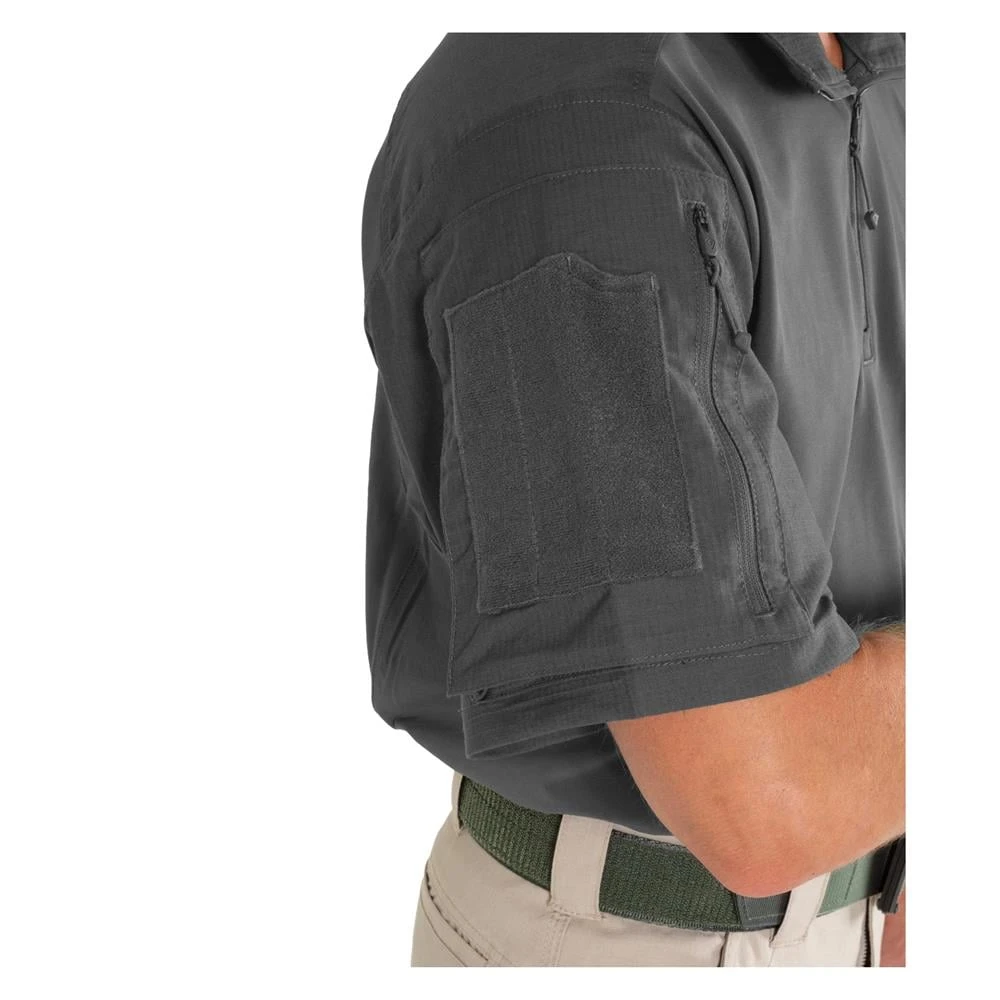 Men's First Tactical Defender Short Sleeve Shirt Gray - Image 7