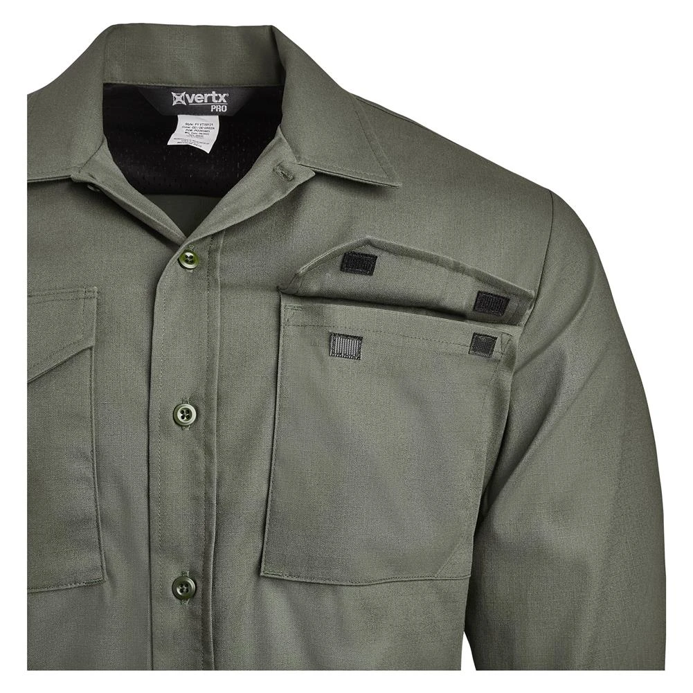 Men's Vertx Phantom Flex Long Sleeve Tactical Shirt Green - Image 7